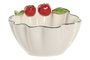 DKD Home Decor Cuenco de Gres Tomates Blanco
