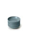 Hermia X00019056 Juego de Salseras de Gres Cerámico Verde Mate, 6 Piezas, Elegante y Duradero, Apto para Microondas y Lavavajillas
