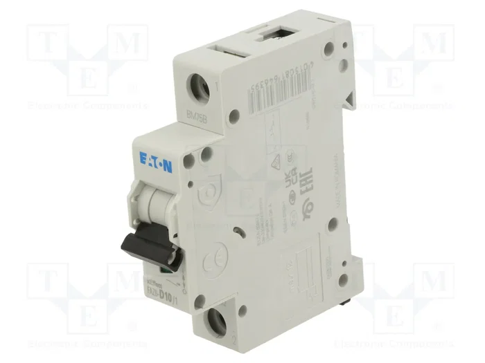 EATON ELECTRIC FAZ6-D10/1 Interruptor magnetotérmico 10A 1P 6kA EATON ELECTRIC FAZ6-D10/1 Interruptor magnetotérmico 10A 1P 6kA