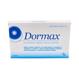 ACTAFARMA Dormax 30 Cápsulas - Melatonina, Valeriana, Pasiflora, Eschscholzia para Descanso Natural