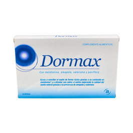 Actafarma Dormax 30 Cápsulas - Complemento con Melatonina, Valeriana y Pasiflora para Relajación y Descanso Natural - Combate el Insomnio