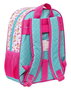 Mochila Escolar The Bellies 26 x 34 x 11 cm Morado Turquesa Blanco