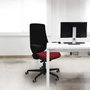 PIQUERAS Y CRESPO Silla de oficina Mardos con mecanismo Sincro/Traslack Crema y Negro