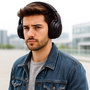 Be Mix Cascos Con Altavoz 2 En 1 - Auriculares Inalámbricos Bluetooth con USB-C y 25h de Autonomía para Música y Llamadas