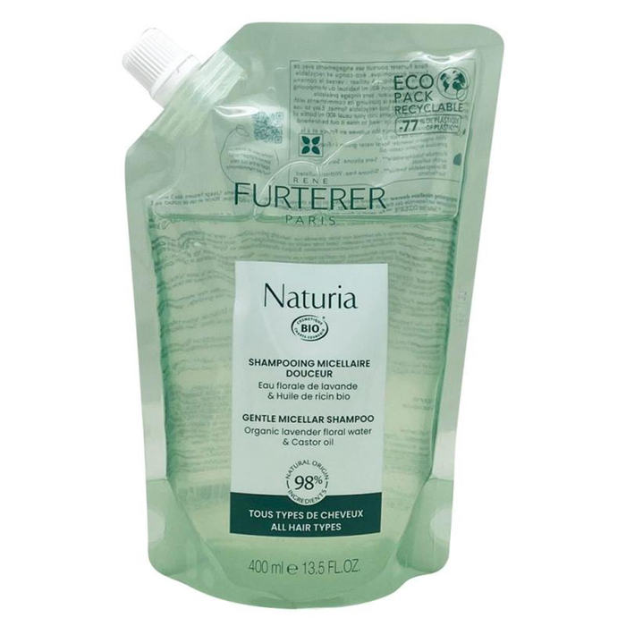 Rene Furterer Naturia Champú Micelar Suave Eco Recarga 400 ml Rene Furterer Naturia Champú Micelar Suave Eco Recarga 400 ml