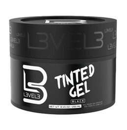 L3Vel3 Tinte en Gel Negro Fijación Fuerte 250 ml