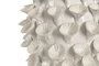 DKD Home Decor Lámpara de Sobremesa Mediterráneo en Blanco y Beige, Porcelana y Lino, 40 x 56 cm (E27)