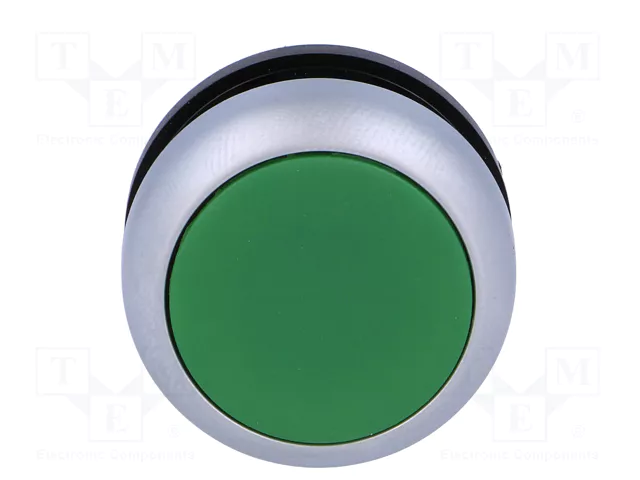 Eaton M22-D-G Botón plano 216596 Verde/Cromo