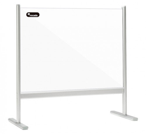 Rocada COV-D86P Panel Acrílico de Sobremesa Protector 80x65cm con Estructura de Aluminio Rocada COV-D86P Panel Acrílico de Sobremesa Protector 80x65cm con Estructura de Aluminio