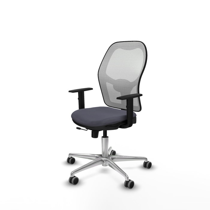 PIQUERAS Y CRESPO Silla de oficina Jorquera Gris/Blanco con mecanismo Sincro/Traslack PIQUERAS Y CRESPO Silla de oficina Jorquera Gris/Blanco con mecanismo Sincro/Traslack