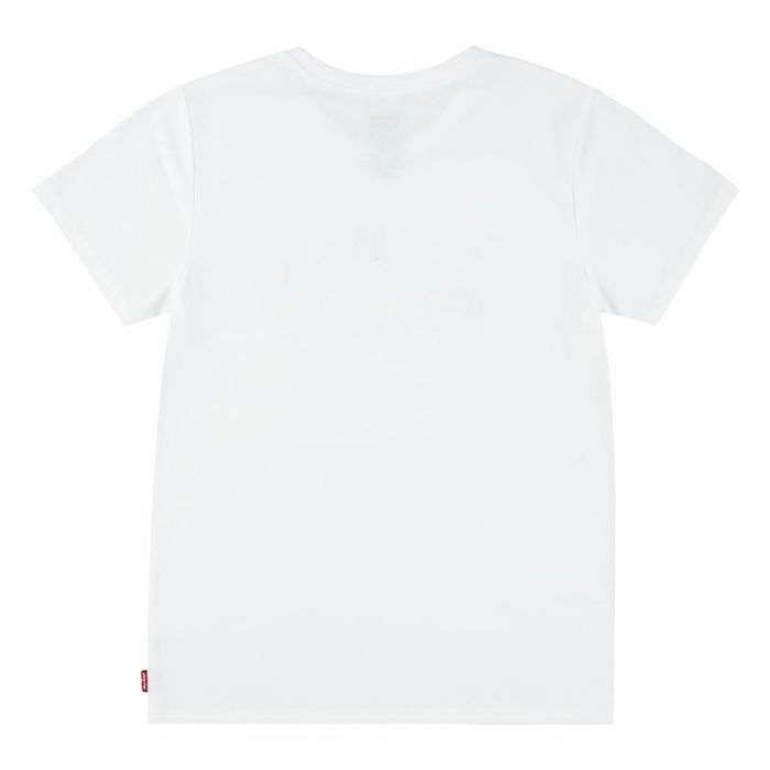 Camiseta de Manga Corta Infantil Levi's Lvg Ss Batwing Fill Blanco Camiseta de Manga Corta Infantil Levi's Lvg Ss Batwing Fill Blanco