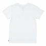 Camiseta de Manga Corta Infantil Levi's Lvg Ss Batwing Fill Blanco