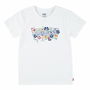 Camiseta de Manga Corta Infantil Levi's Lvg Ss Batwing Fill Blanco