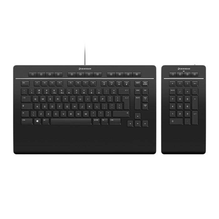 3Dconnexion Keyboard Pro with Numpad Negro Español 3Dconnexion Keyboard Pro with Numpad Negro Español