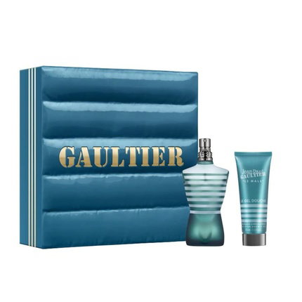 Jean Paul Gaultier Le Male Set de Regalo (Edición Navidad) con Eau de Toilette y Gel de Ducha de 75 ml cada uno
