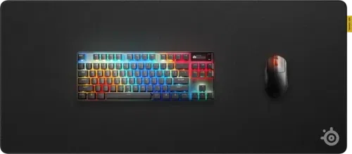 SteelSeries 63435 Alfombrilla de Ratón para Gaming QcK Performance XL Control Negra