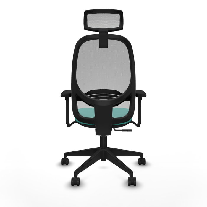 PIQUERAS Y CRESPO Silla de oficina Cilanco con mecanismo Sincro, Turquesa y Gris PIQUERAS Y CRESPO Silla de oficina Cilanco con mecanismo Sincro, Turquesa y Gris