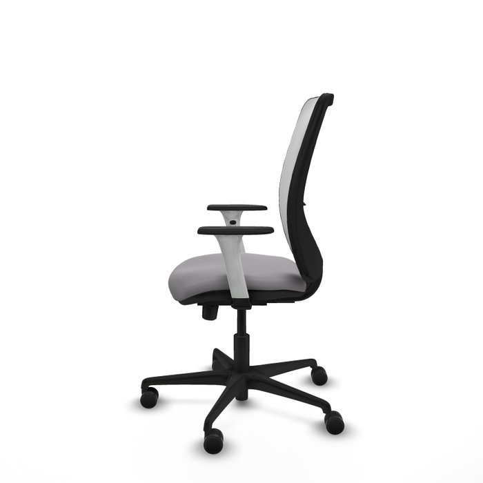 PIQUERAS Y CRESPO Silla de oficina Zulema Gris y Blanco