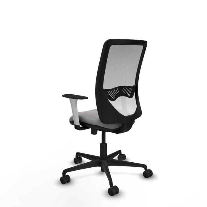 PIQUERAS Y CRESPO Silla de oficina Zulema Gris y Blanco