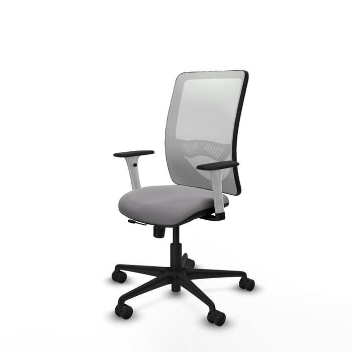PIQUERAS Y CRESPO Silla de oficina Zulema Gris y Blanco