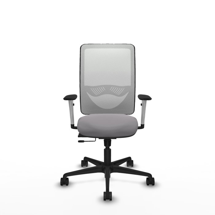 PIQUERAS Y CRESPO Silla de oficina Zulema Gris y Blanco