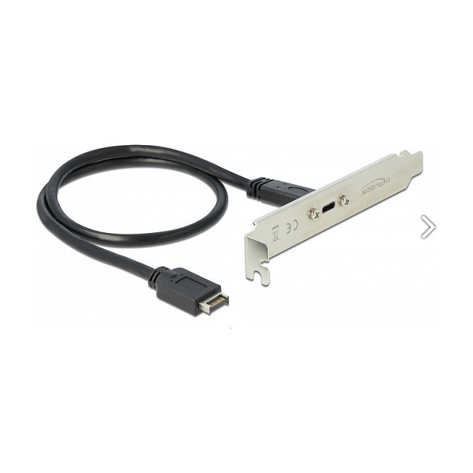 DeLOCK 89936 Soporte de ranura con cable USB 3.2 Gen 2 (3.1 Gen 2)