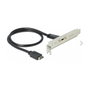 DeLOCK 89936 Soporte de ranura con cable USB 3.2 Gen 2 (3.1 Gen 2)