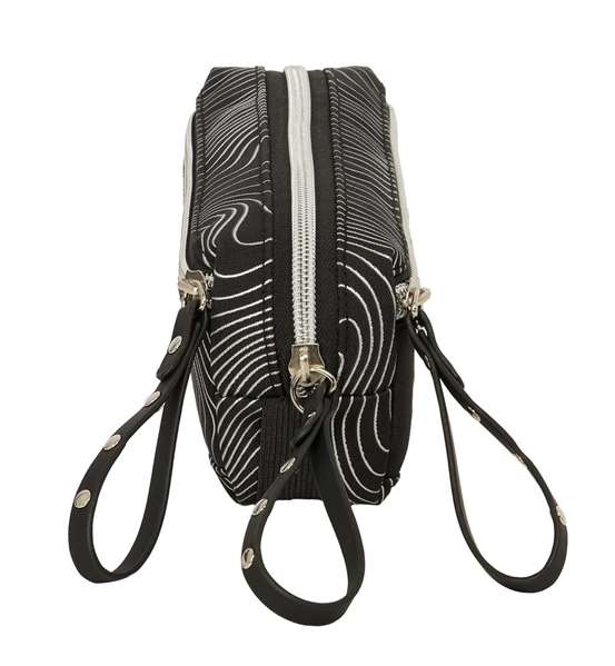 Safta Portatodo Triple Pequeño Demon Hunters Energy con Goma Elástica, 22cm