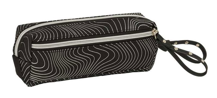 Safta Portatodo Triple Pequeño Demon Hunters Energy con Goma Elástica, 22cm