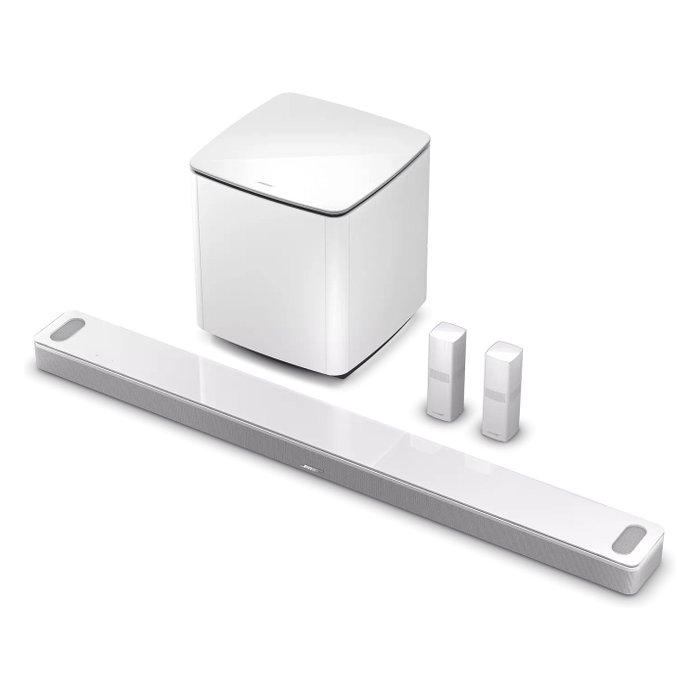 Bose Smart Ultra Soundbar 5.1.2 Canales Dolby Atmos Blanco Alexa y Google Assistant