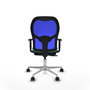 PIQUERAS Y CRESPO Silla de oficina Jorquera Sincro/Traslack Turquesa y Azul