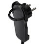 Rev Regleta de 6 tomas con interruptor y cable de 2 m, negro