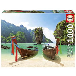 Educa Puzzle 1000 Piezas - Isla de James Bond en Tailandia, Edad Recomendada 14+
