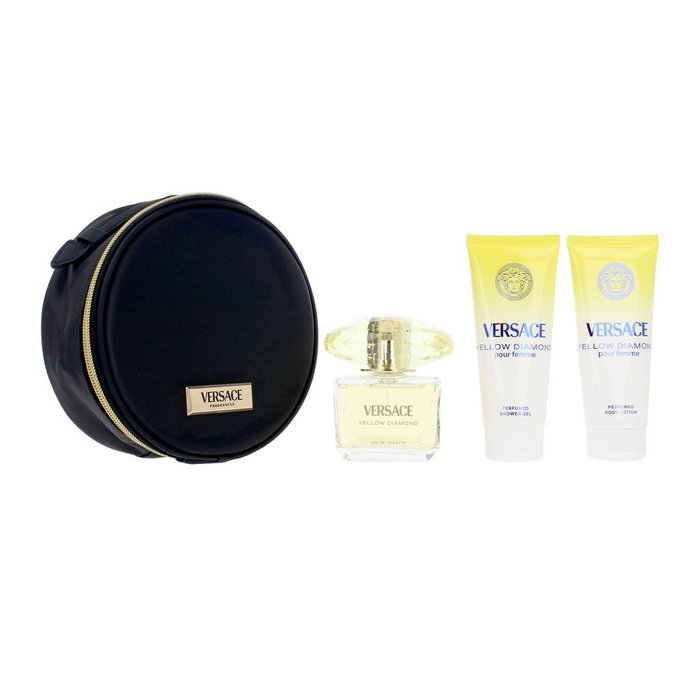 Versace Yellow Diamond Estuche 4 pz Eau de Toilette 90ml Gel Ducha 100ml Loción Corporal 100ml Versace Yellow Diamond Estuche 4 pz Eau de Toilette 90ml Gel Ducha 100ml Loción Corporal 100ml