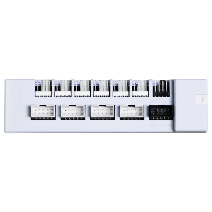 Lian Li EDGE HUB con 4 puertos USB y 6 conectores PWM, Blanco Lian Li EDGE HUB con 4 puertos USB y 6 conectores PWM, Blanco