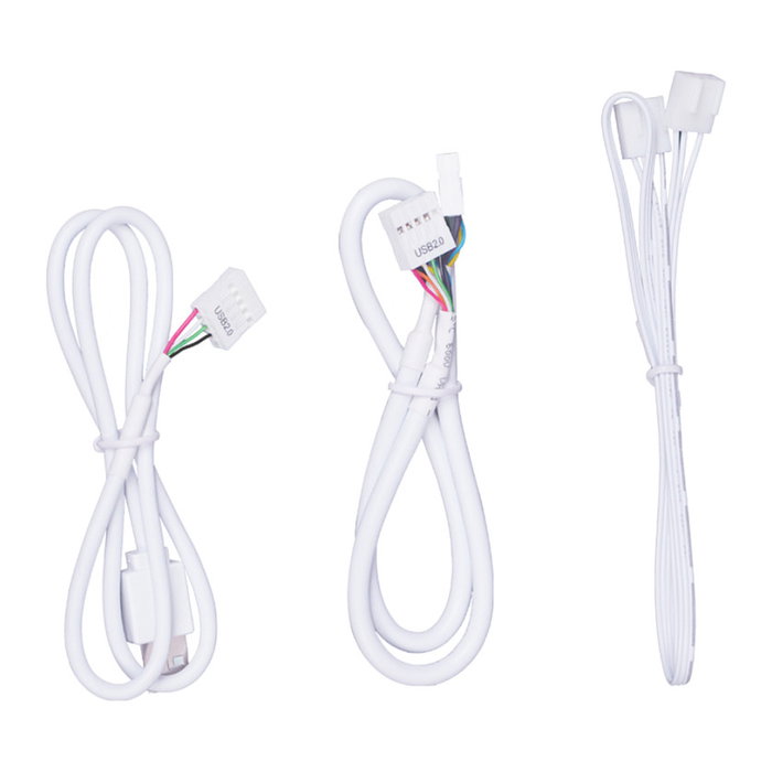 Lian Li EDGE HUB con 4 puertos USB y 6 conectores PWM, Blanco Lian Li EDGE HUB con 4 puertos USB y 6 conectores PWM, Blanco