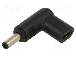 AKYGA Adaptador USB C a DC 4,5/3,0 100W Negro