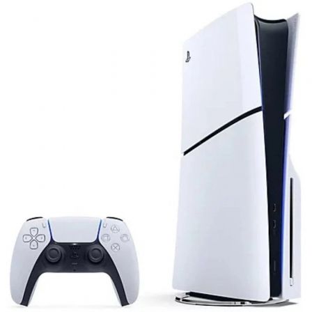 Sony Consola Playstation 5 PS5 Slim Estándar 1TB Incluye Mando Dual Sense y Juegos GTA V + Mafia: The Old Country