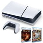 Sony Consola Playstation 5 PS5 Slim Estándar 1TB Incluye Mando Dual Sense y Juegos GTA V + Mafia: The Old Country