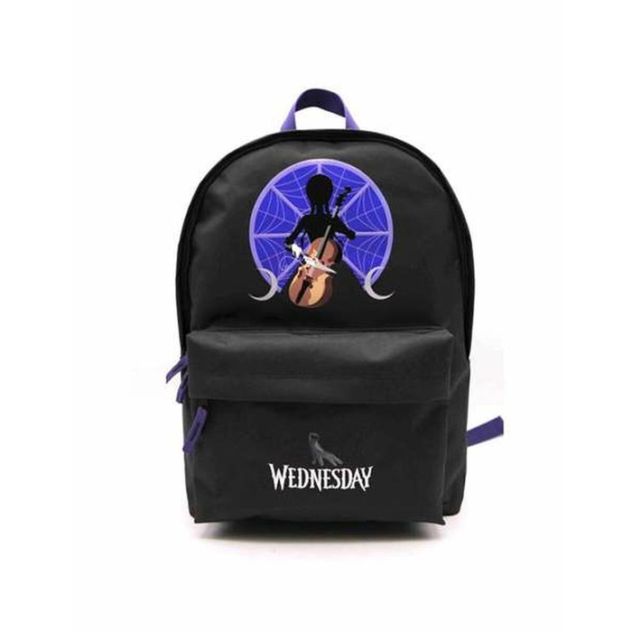 Toybags Mochila Wednesday Addams con Compartimento para Portátil Toybags Mochila Wednesday Addams con Compartimento para Portátil