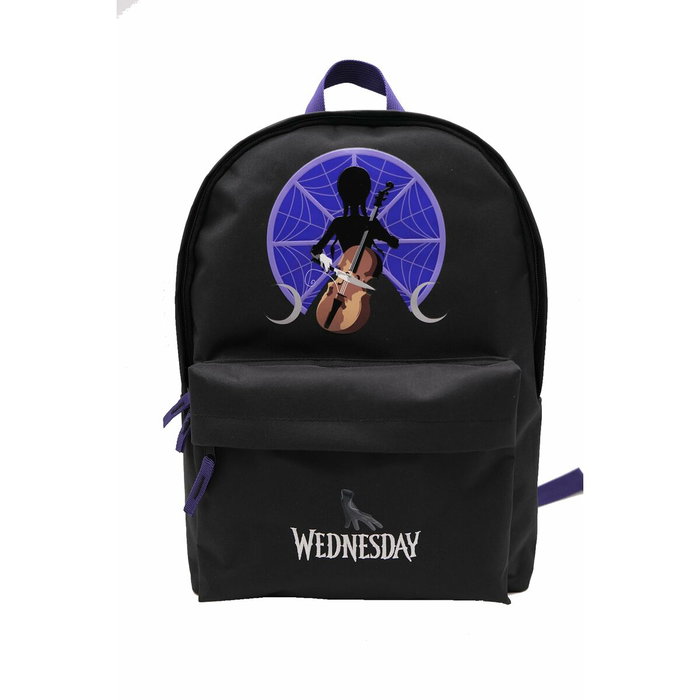 Toybags Mochila Wednesday Addams con Compartimento para Portátil Toybags Mochila Wednesday Addams con Compartimento para Portátil