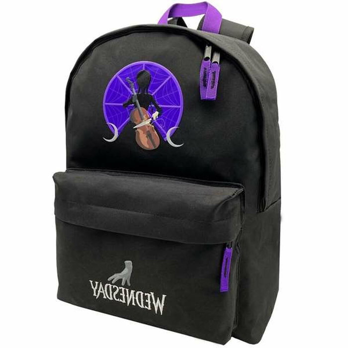 Toybags Mochila Wednesday Addams con Compartimento para Portátil Toybags Mochila Wednesday Addams con Compartimento para Portátil