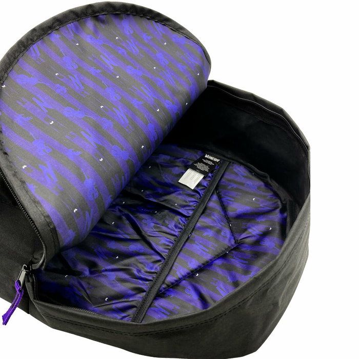 Toybags Mochila Wednesday Addams con Compartimento para Portátil Toybags Mochila Wednesday Addams con Compartimento para Portátil