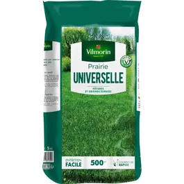 Vilmorin Semillas de Pradera Universal Bolsa 5 kg Cubre 500 m² Ideal para tus animales
