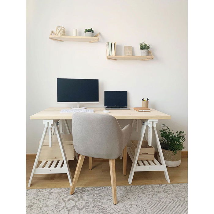 Astigarraga Tablero Madera Pino Macizo 140x70x3 cm Certificado PEFC