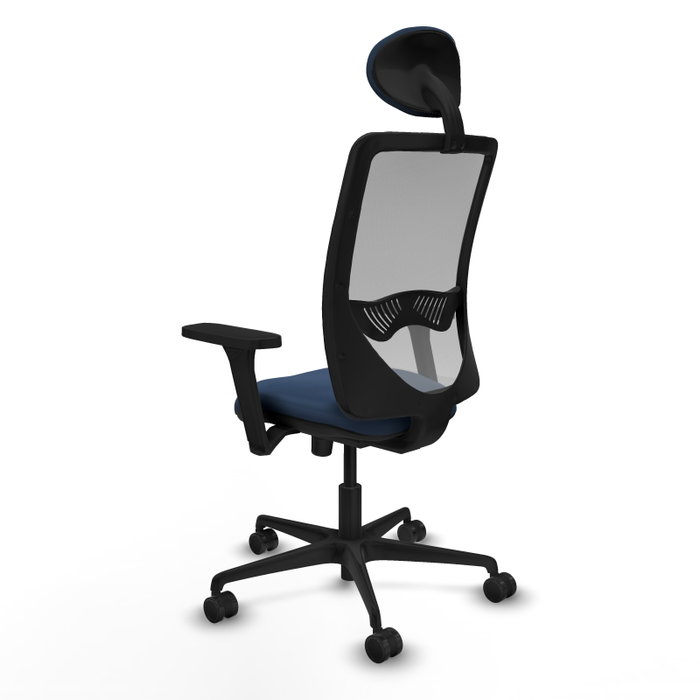 PIQUERAS Y CRESPO Silla de oficina Zulema Azul marino y Gris PIQUERAS Y CRESPO Silla de oficina Zulema Azul marino y Gris