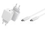 CoreParts Cargador USB-C 20W con Cable de 1 metro PD QC3.0 EU