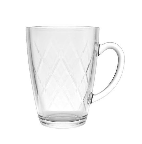 La Mediterranea Set 2 Tazas Café con Leche 21 cl Diamond Naira (36 Cajas)