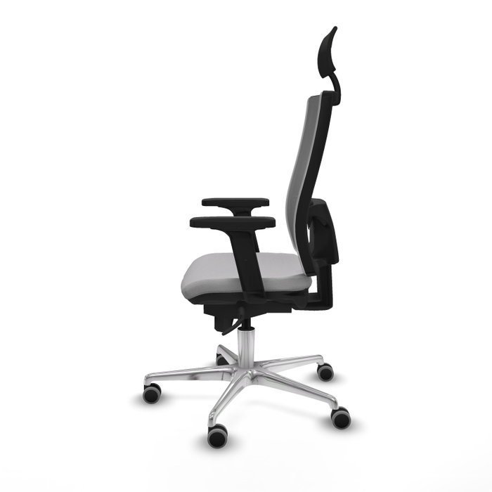 PIQUERAS Y CRESPO Silla de oficina Horna con mecanismo Sincro, Gris PIQUERAS Y CRESPO Silla de oficina Horna con mecanismo Sincro, Gris