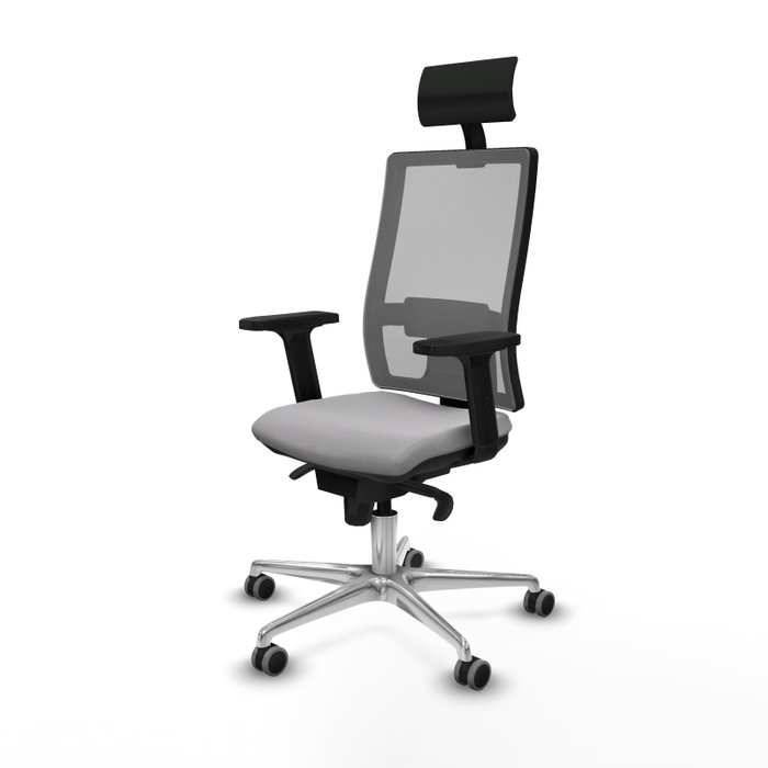PIQUERAS Y CRESPO Silla de oficina Horna con mecanismo Sincro, Gris PIQUERAS Y CRESPO Silla de oficina Horna con mecanismo Sincro, Gris